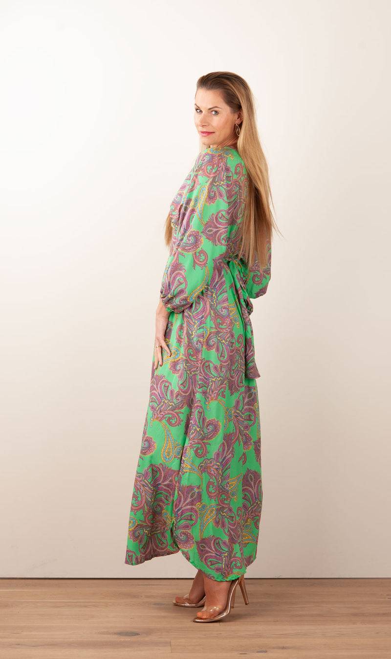 Melissa Odabash Kleid „Cecilia“ Grün | Multicolor Neueste Stile