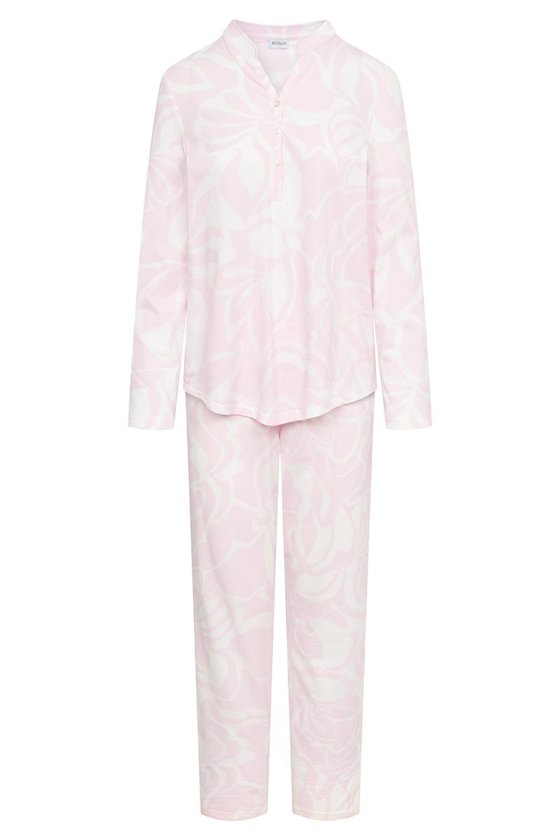 Rösch Pyjama im pastelligen Blumendruck 100% Baumwolle Neueste Mode