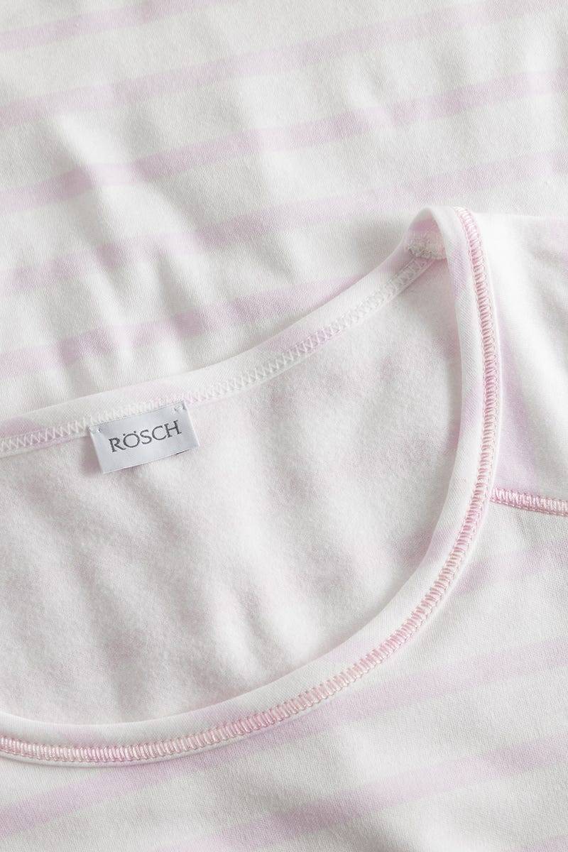 Rösch Nachthemd im Ringeldruck Rosa 100% Baumwolle Online Outlet