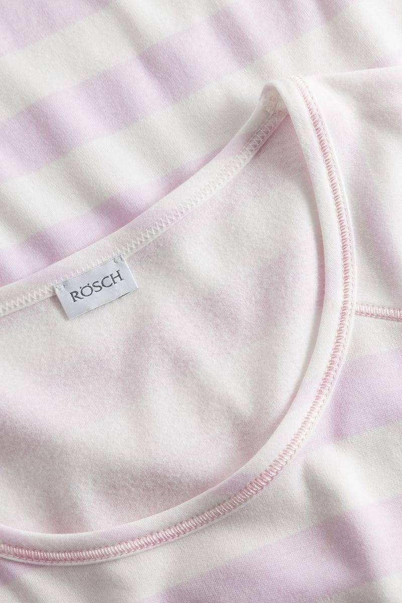 Rösch Nachthemd im Ringeldruck Rosa Maxi-Länge 100% Baumwolle Zeitlich begrenztes Angebot