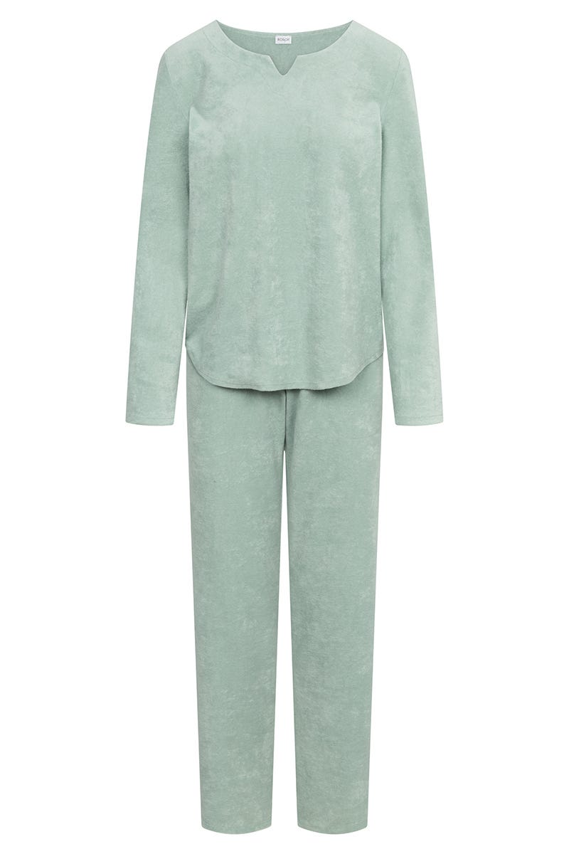 Rösch Hausanzug aus Frottee in Mintgrün Baumwolle/Polyester Bestseller