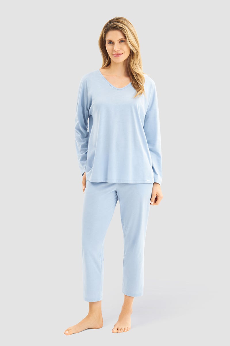 Rösch 7/8-Hose im puristischen Stil Baumwolle/Modal Letzte 3 Tage