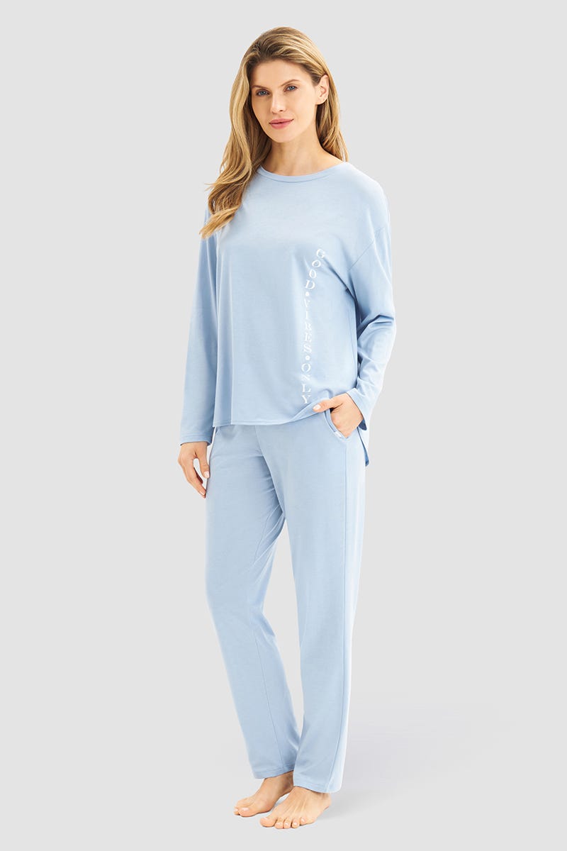 Rösch Pyjamahose im puristischen Stil Baumwolle/Modal JETZT KAUFEN