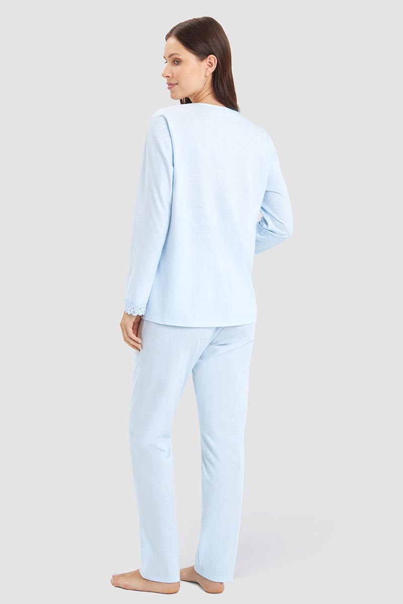 Rösch Pyjama mit Spitzendetails Baumwolle/Modal Bis zu 55% Rabatt