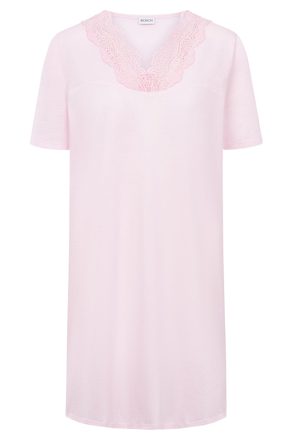 Rösch Nachthemd mit Spitzendetails Rosa Baumwolle im Angebot