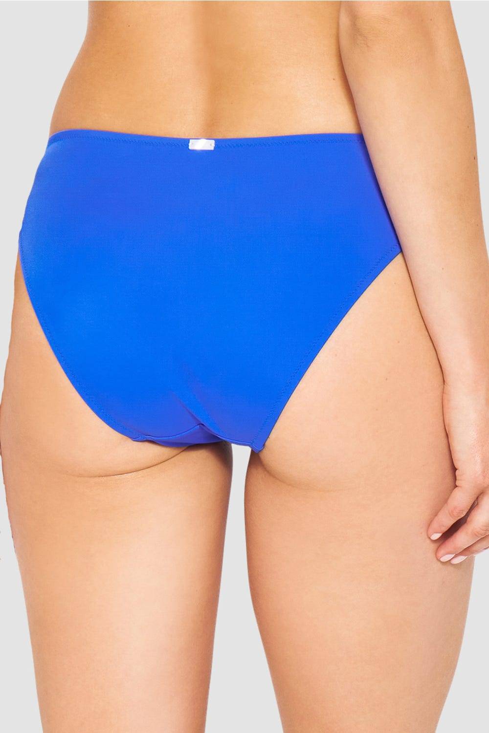 Rösch Bikini-Hose mit Streifendetails Neon-Blau Flash Sale