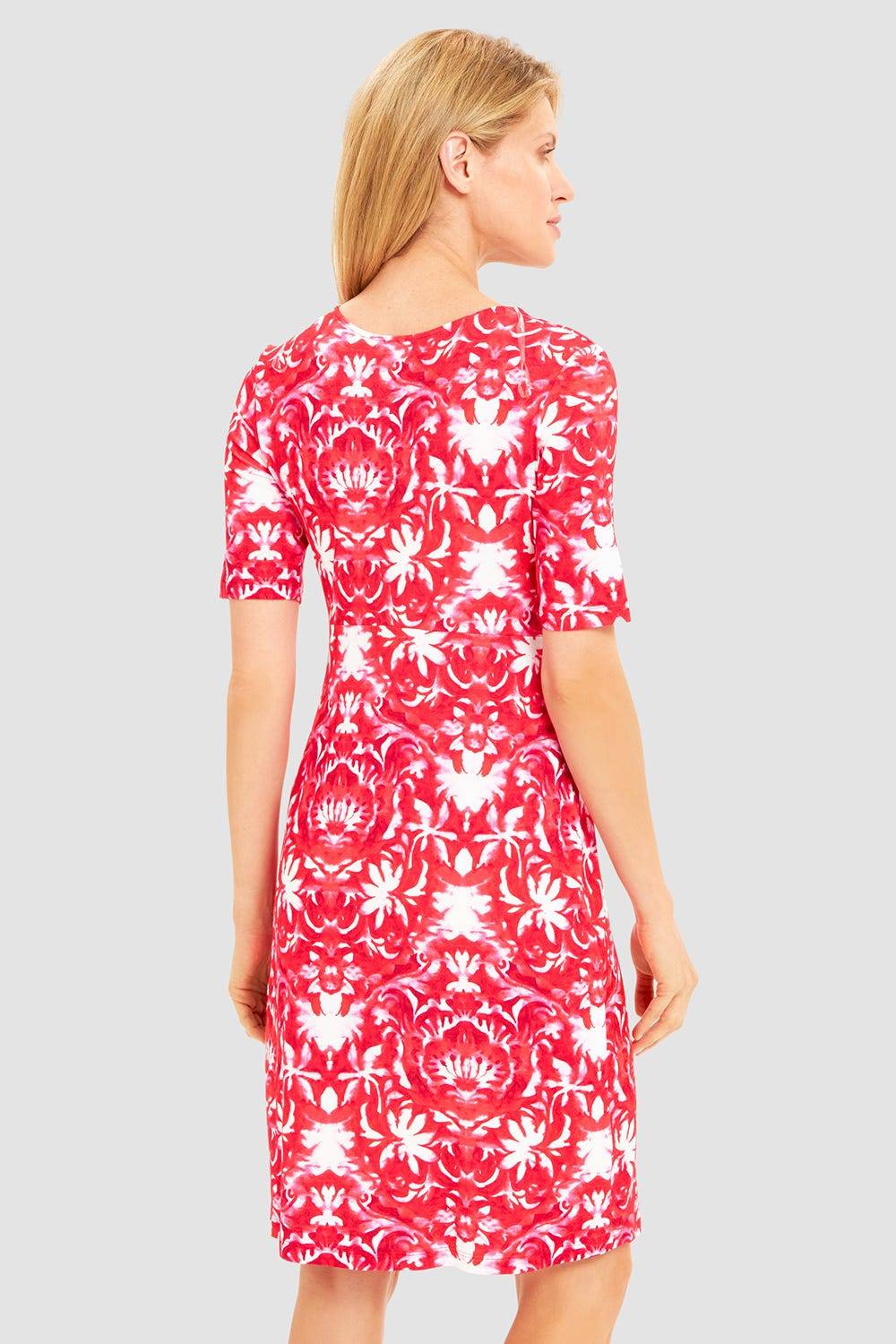 Rösch Strandkleid Ärmellos im Ornament-Druck Rot-Weiß Knot-Optik Muttertagsangebot