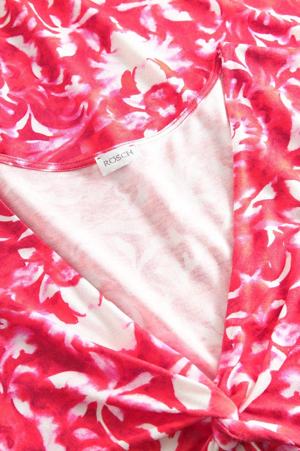 Rösch Strandkleid Ärmellos im Ornament-Druck Rot-Weiß Knot-Optik Muttertagsangebot
