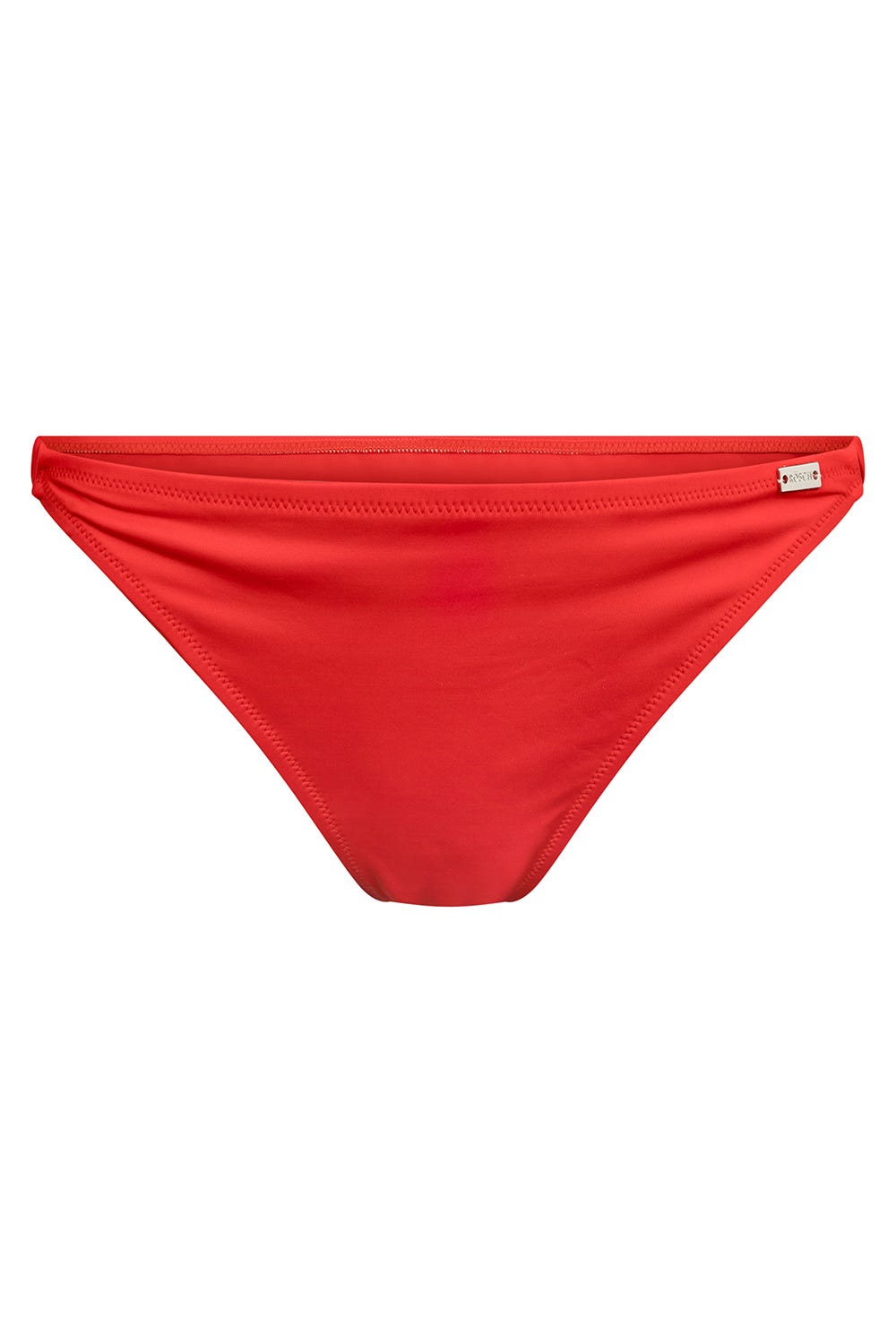 Rösch Bikini-Hose in Rot einfarbig mit Raffungen Lagerräumung