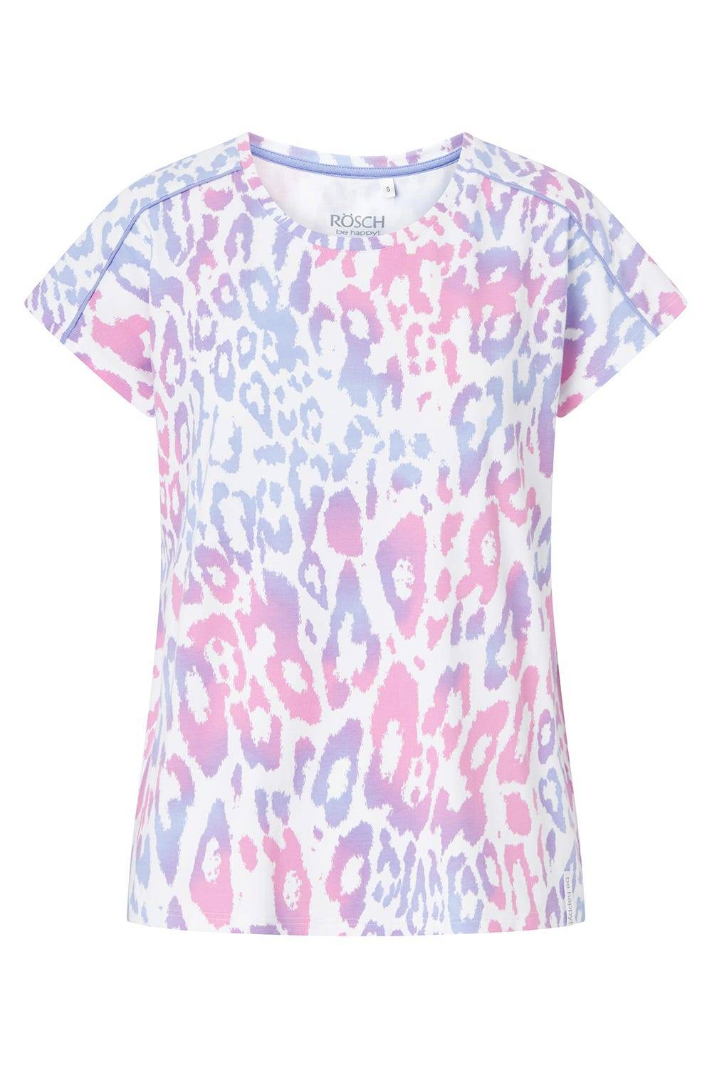 Rösch Pyjamashirt im modernen Leoprint Baumwolle/Elasthan Heißer Verkauf