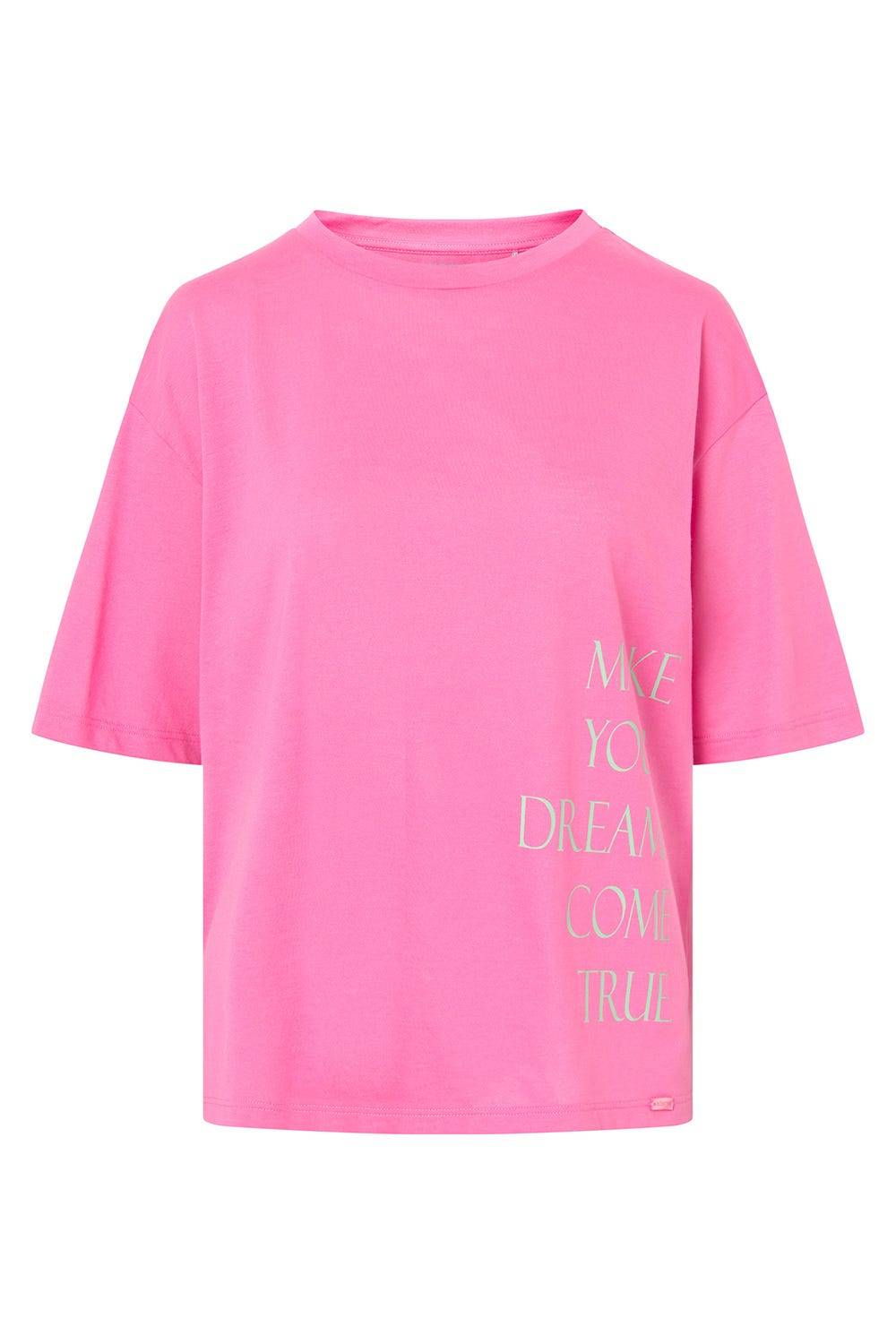 Rösch T-Shirt mit Schriftzug sportiv Baumwolle/Modal Kauf eins, bekomm eins gratis