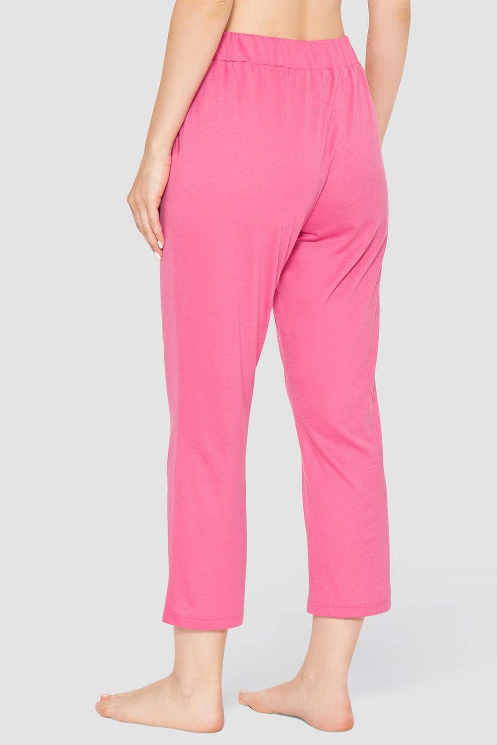 Rösch 7/8-Pyjamahose im sportiven Look Baumwolle/Modal Sonderangebote