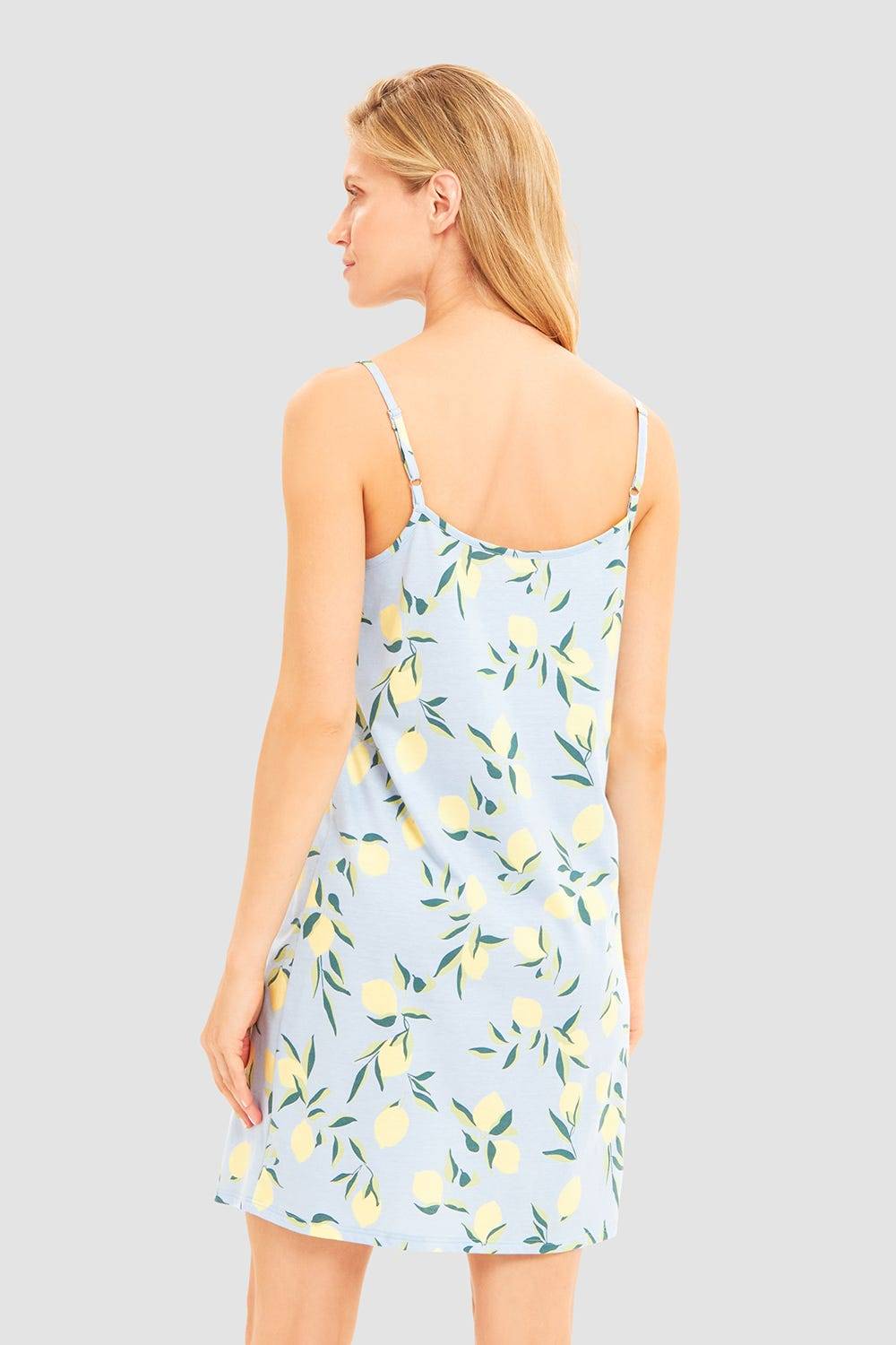 Rösch Trägerkleid im Zitronendruck sommerlich 100% Baumwolle Wochenangebot