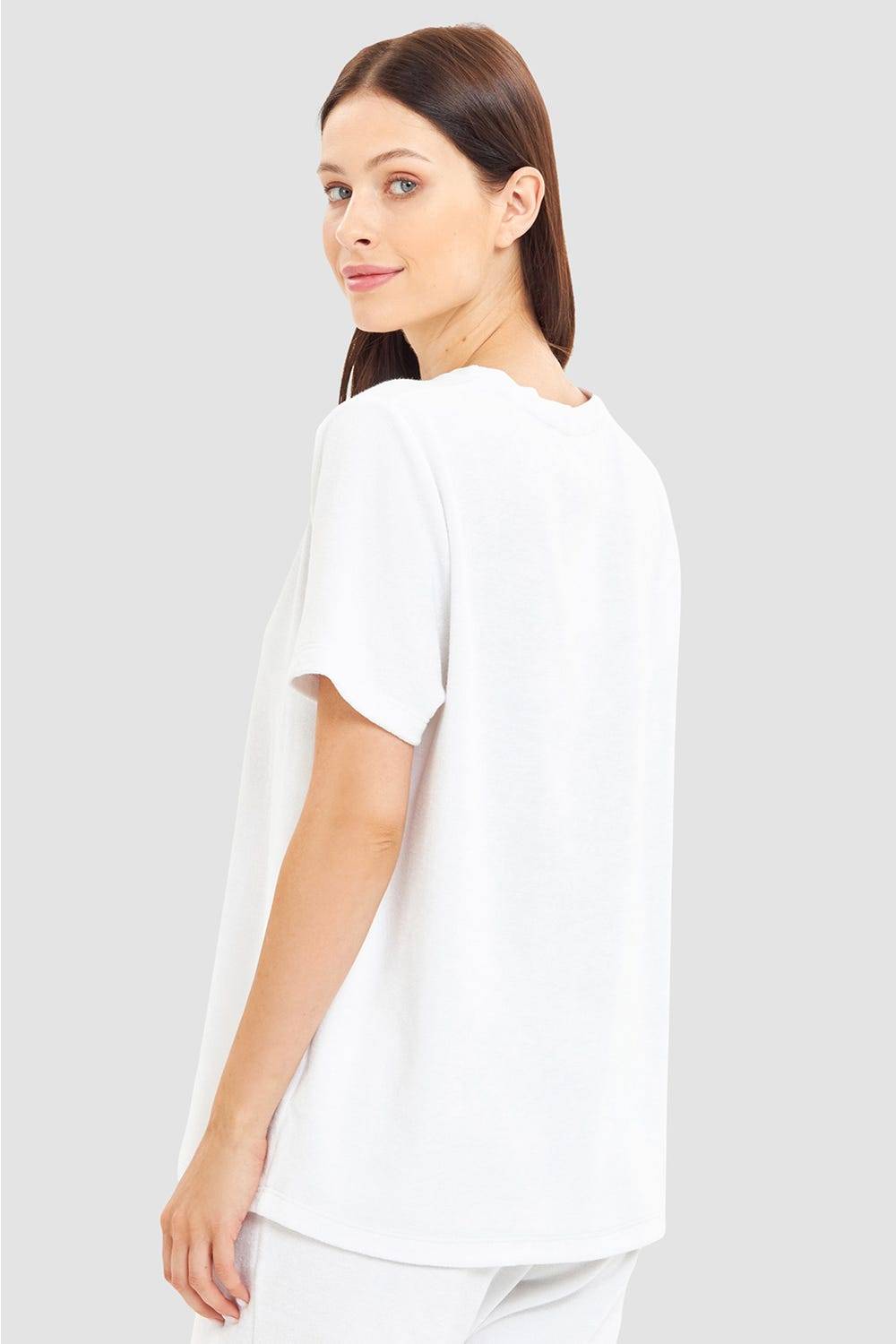 Rösch T-Shirt aus Frottee einfarbig Baumwolle/Polyester Bis zu 60% Rabatt