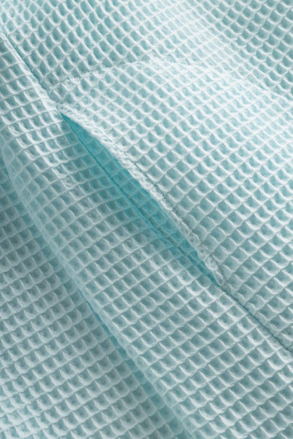 Rösch Morgenmantel aus Strukturware Waffeloptik 100% Baumwolle Sonderangebot der Fabrik