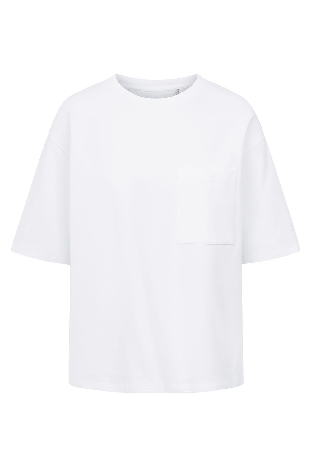 Rösch Sweatshirt in Weiß kastenförmig Baumwolle/Elasthan Discount Store für neue Produkte