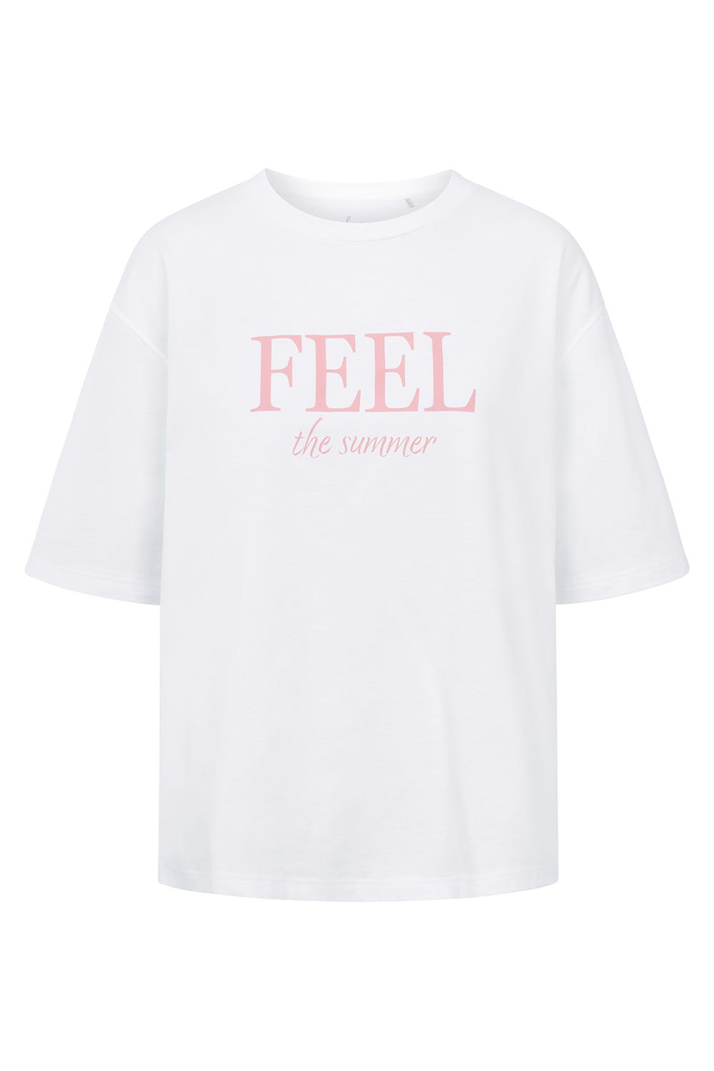 Rösch T-Shirt mit Schriftzug Sommer 100% Baumwolle Kostenloser Versand international