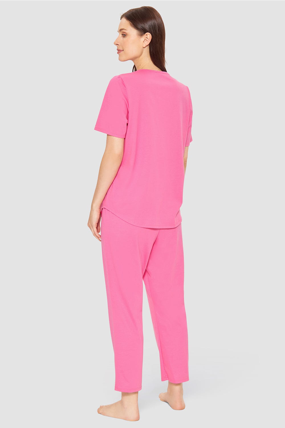 Rösch Pyjama mit Spitzendetails Pink Baumwolle/Modal Begrenzt auf 3 Tage