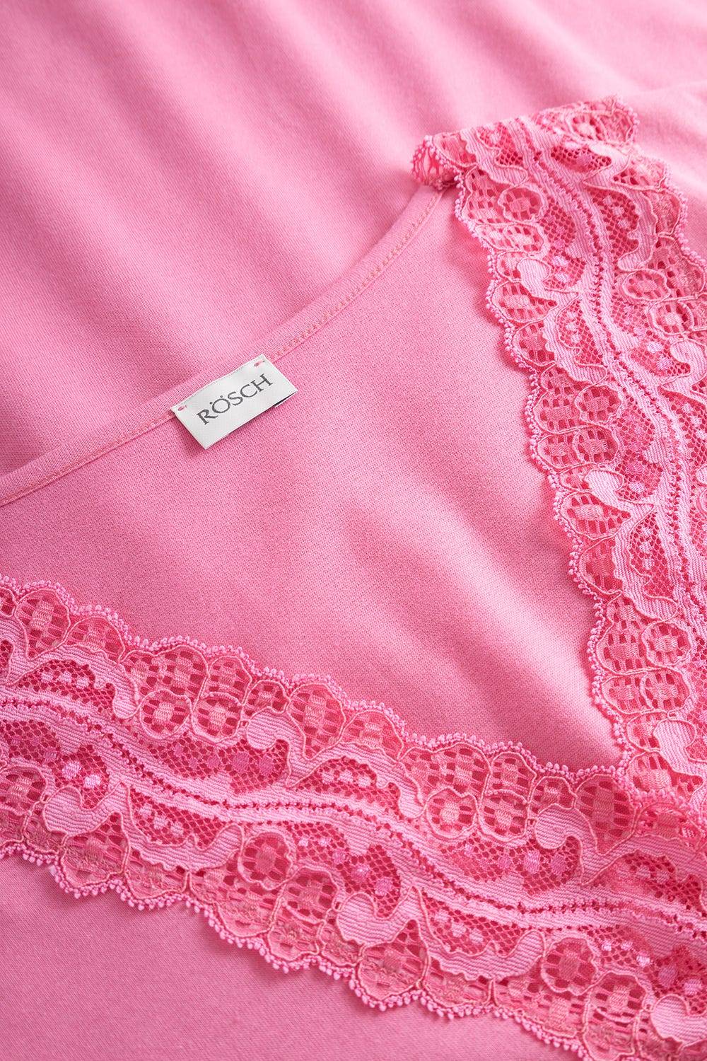 Rösch Pyjama mit Spitzendetails Pink Baumwolle/Modal Begrenzt auf 3 Tage