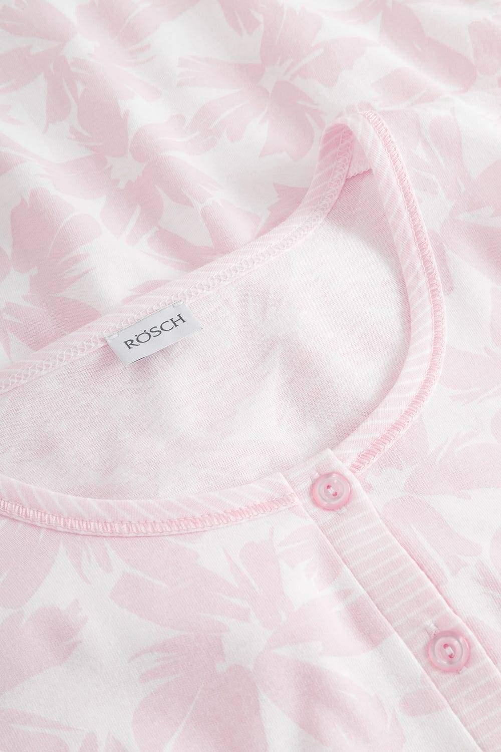 Rösch Nachthemd im Muster-Mix Blumen Streifen Rosa 100% Baumwolle 50% Rabatt für begrenzte Zeit
