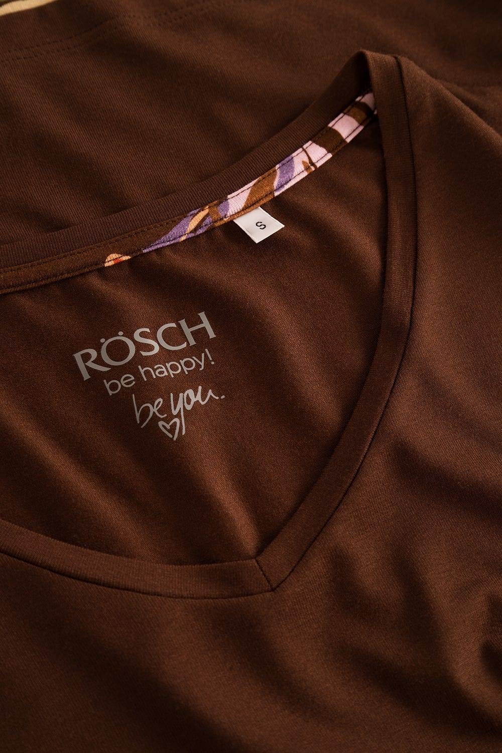 Rösch Shirt mit V-Ausschnitt angenähte Stufe Viskose/Elasthan Günstig kaufen