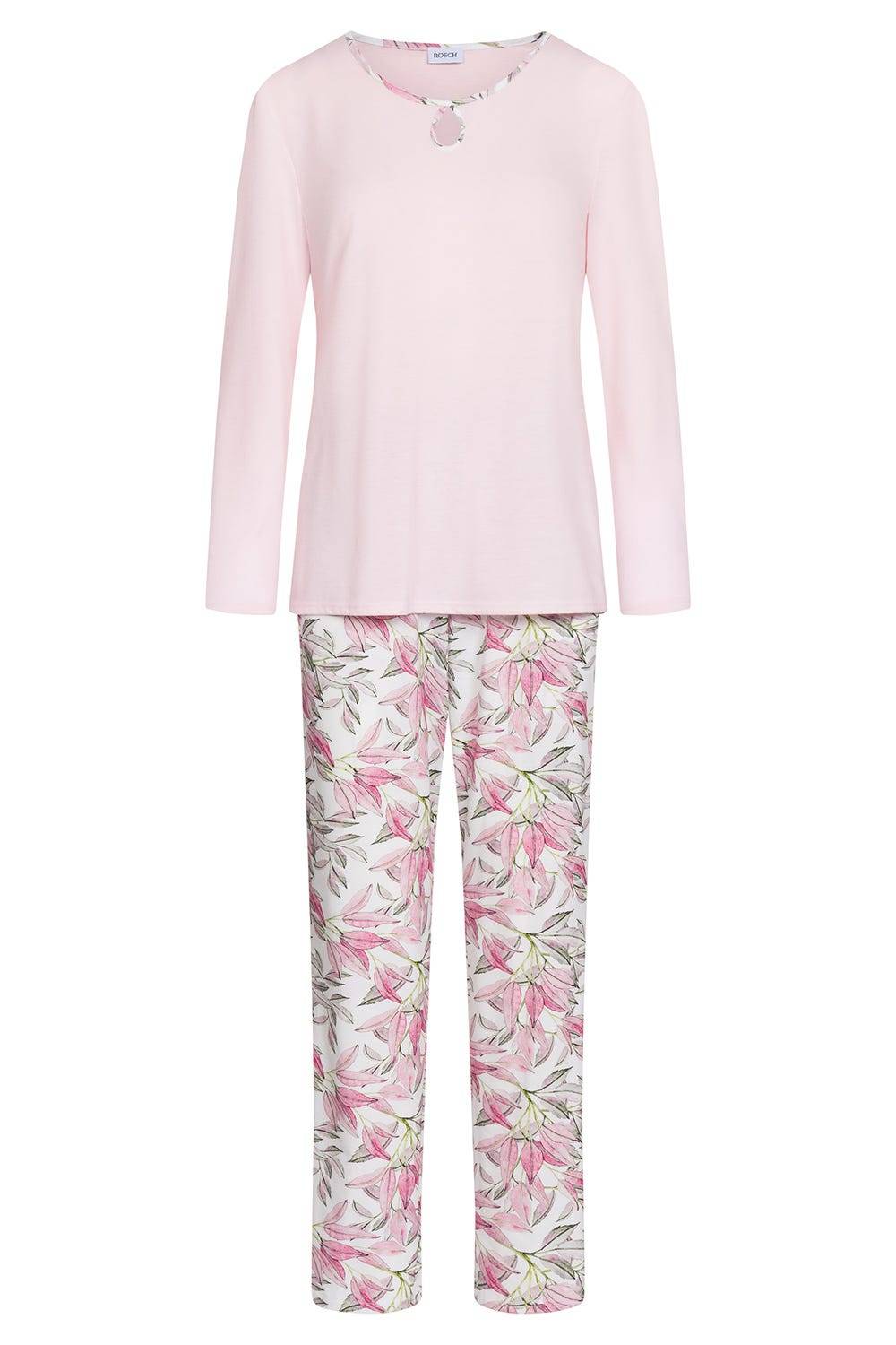 Rösch Pyjama mit Tropfenausschnitt 100% Baumwolle Cyber Monday