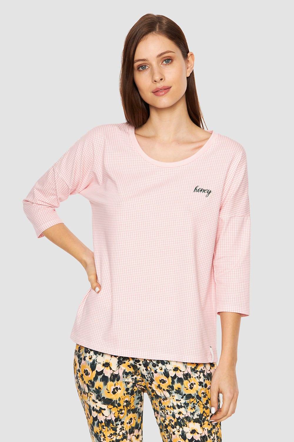 Rösch Shirt mit Stickerei &quot;honey&quot; Baumwolle/Elasthan Osterangebot