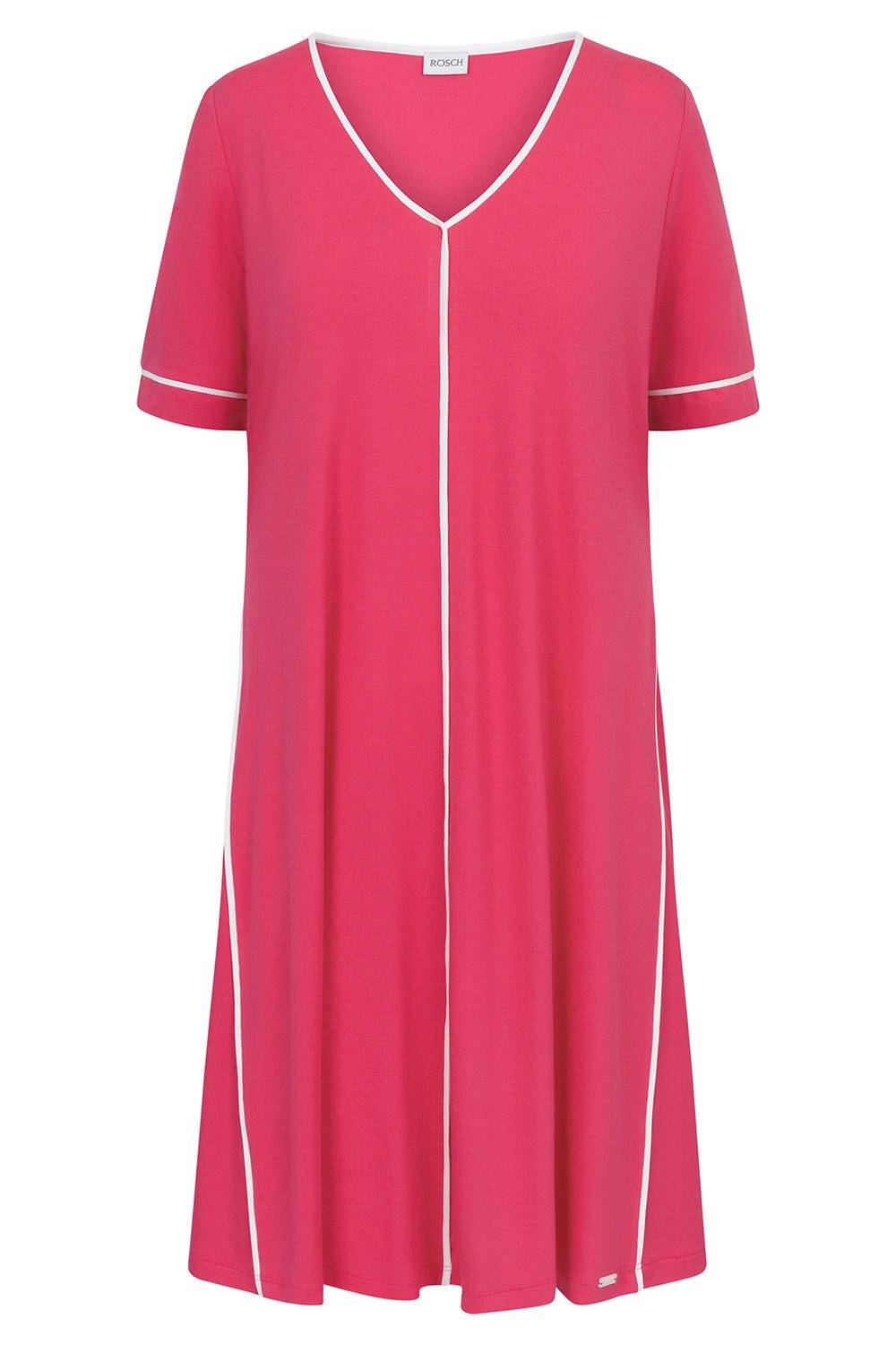 Rösch Strandkleid Kurzarm mit Kontrast-Paspeln Viskose/Elasthan Bestseller