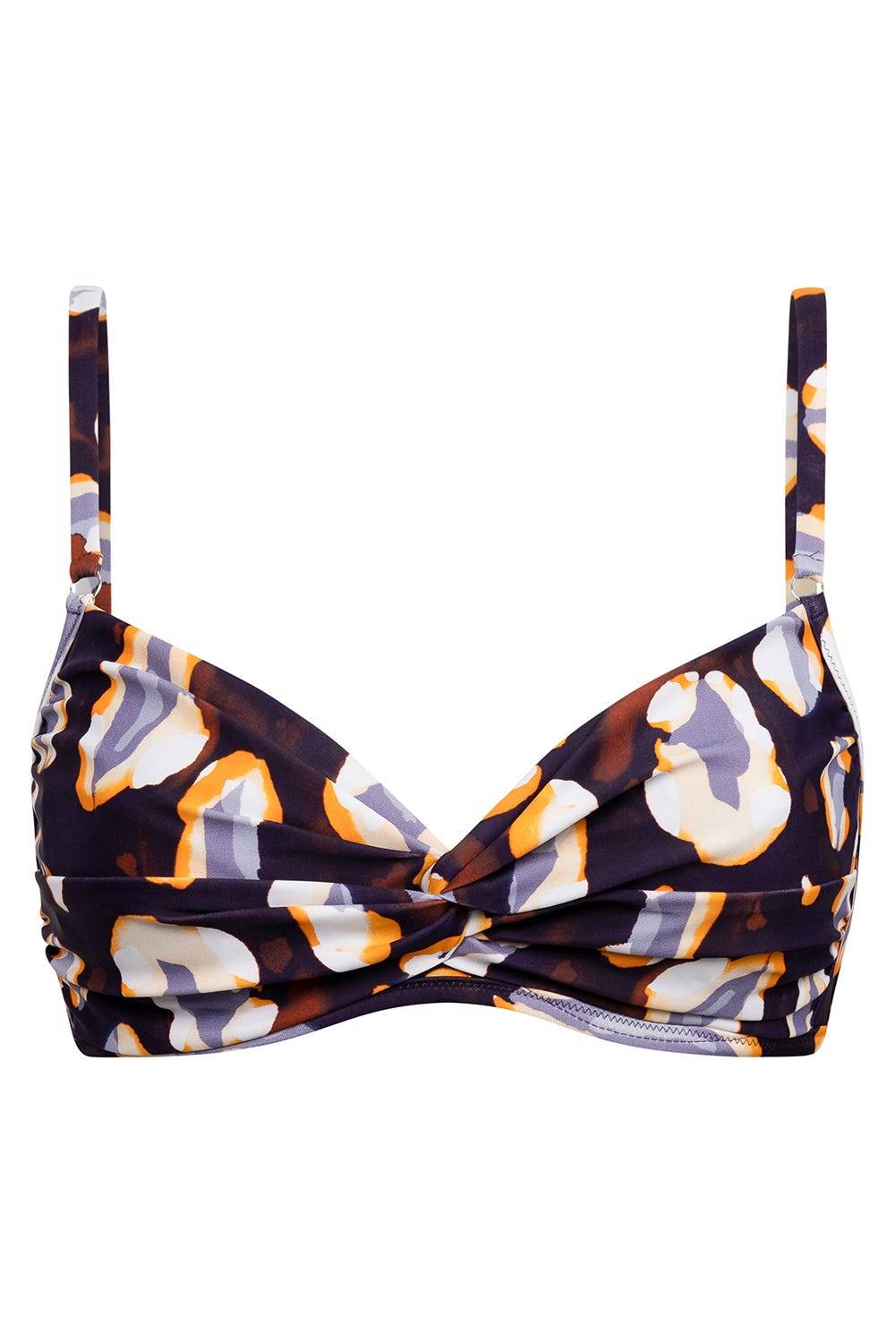 Rösch Bikini-Oberteil im Tupfendruck Modern Leo Wickeloptik Saisonale Angebote