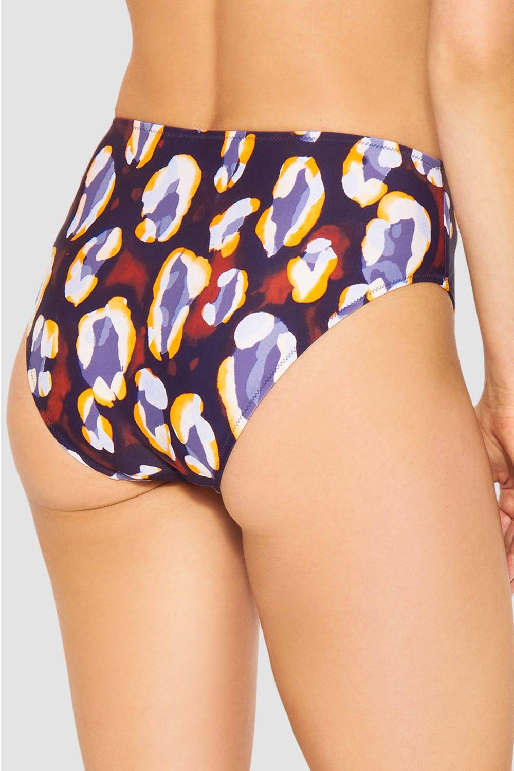 Rösch Bikini-Hose im Tupfendruck Modern Leo hoher Taillenausschnitt Kauf eins, bekomm eins gratis