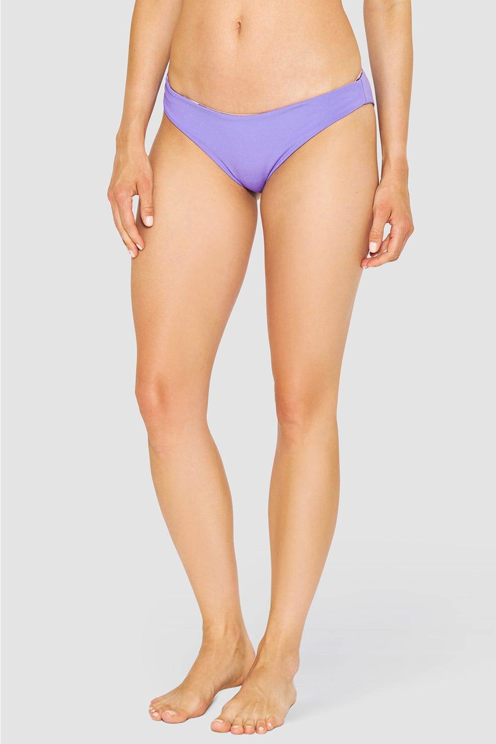 Rösch Bikini-Hose wendbar in Flieder und im Tupfendruck Leo Tägliche Deals