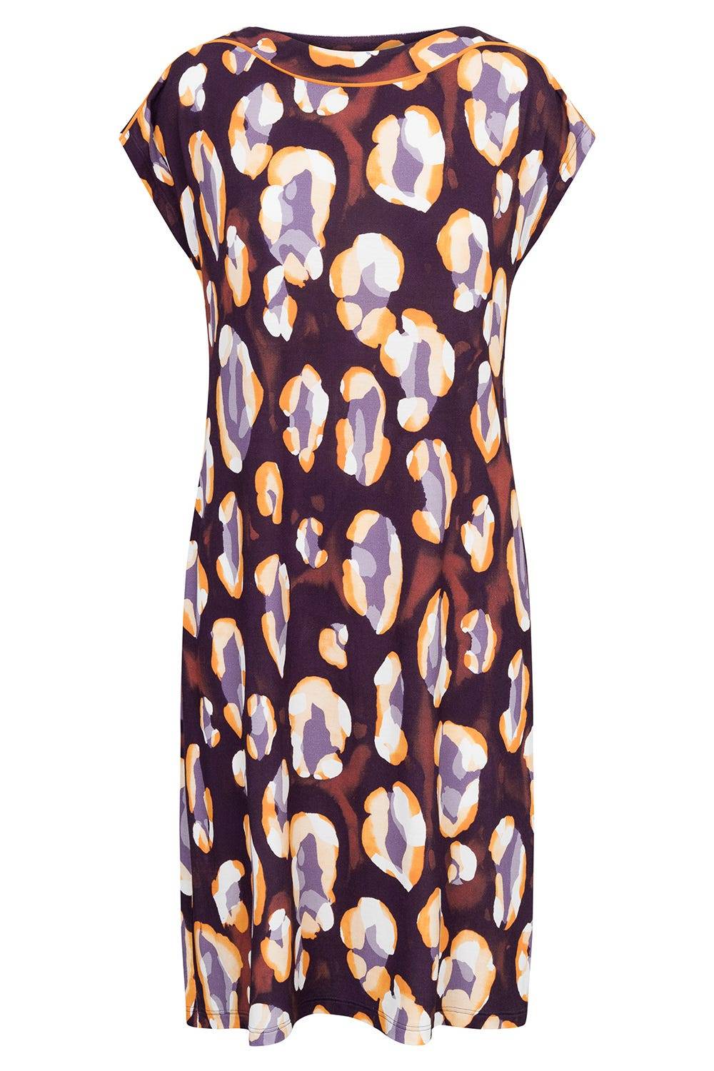 Rösch Strandkleid Kurzarm im Tupfendruck Modern Leo Viskose/Elasthan VIP-Rabatte