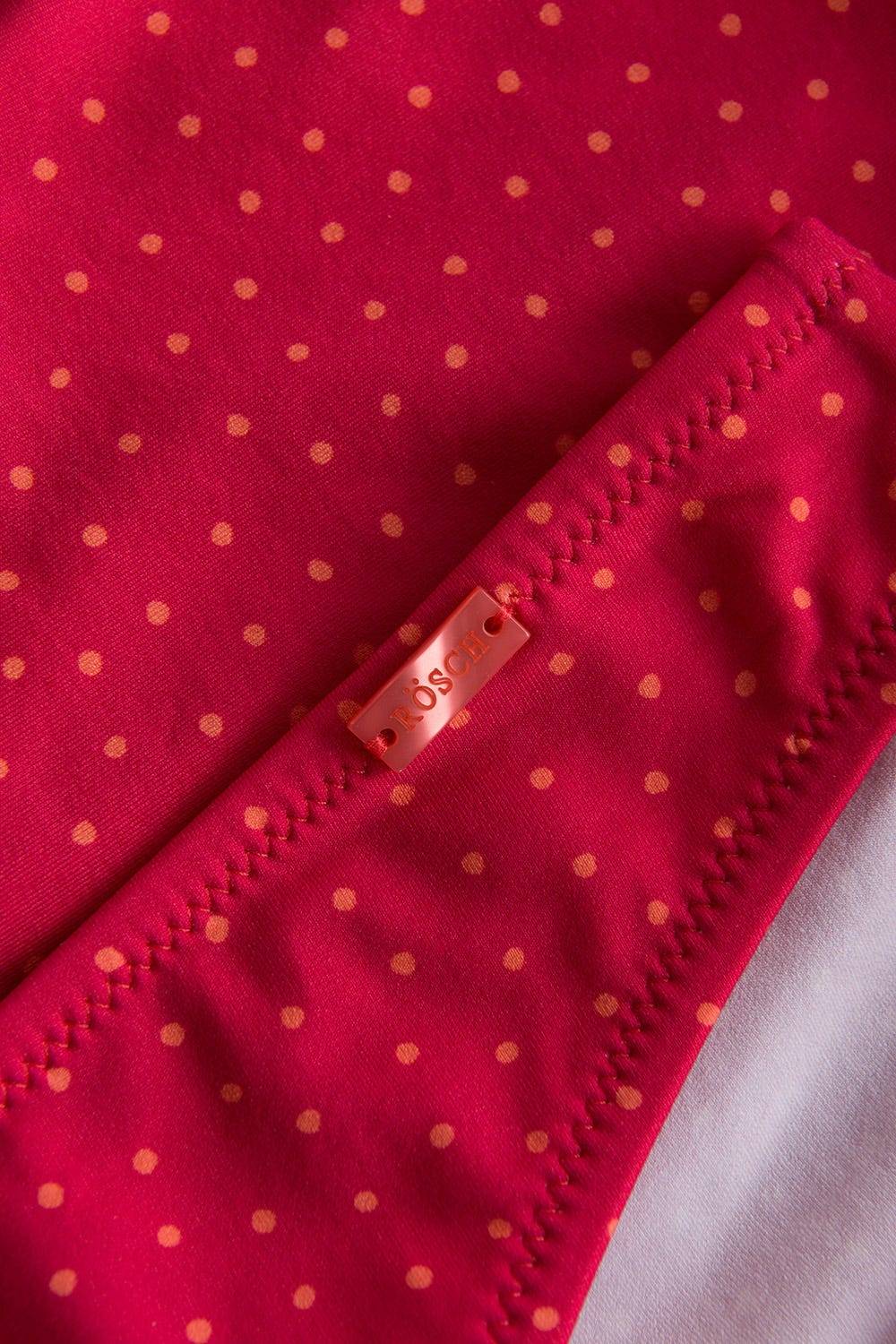 Rösch Bikini-Hose im pinken Mini-Tupfen-Druck recyceltes Polyamid/Elasthan Kostenloser Versand international