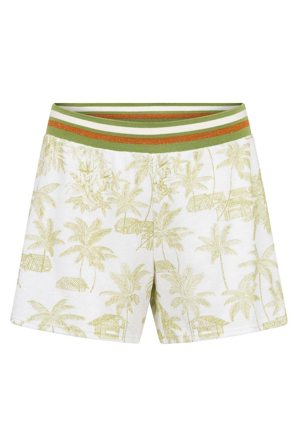 Rösch Frottee-Shorts im Palmenprint Baumwolle/Polyester Günstig kaufen