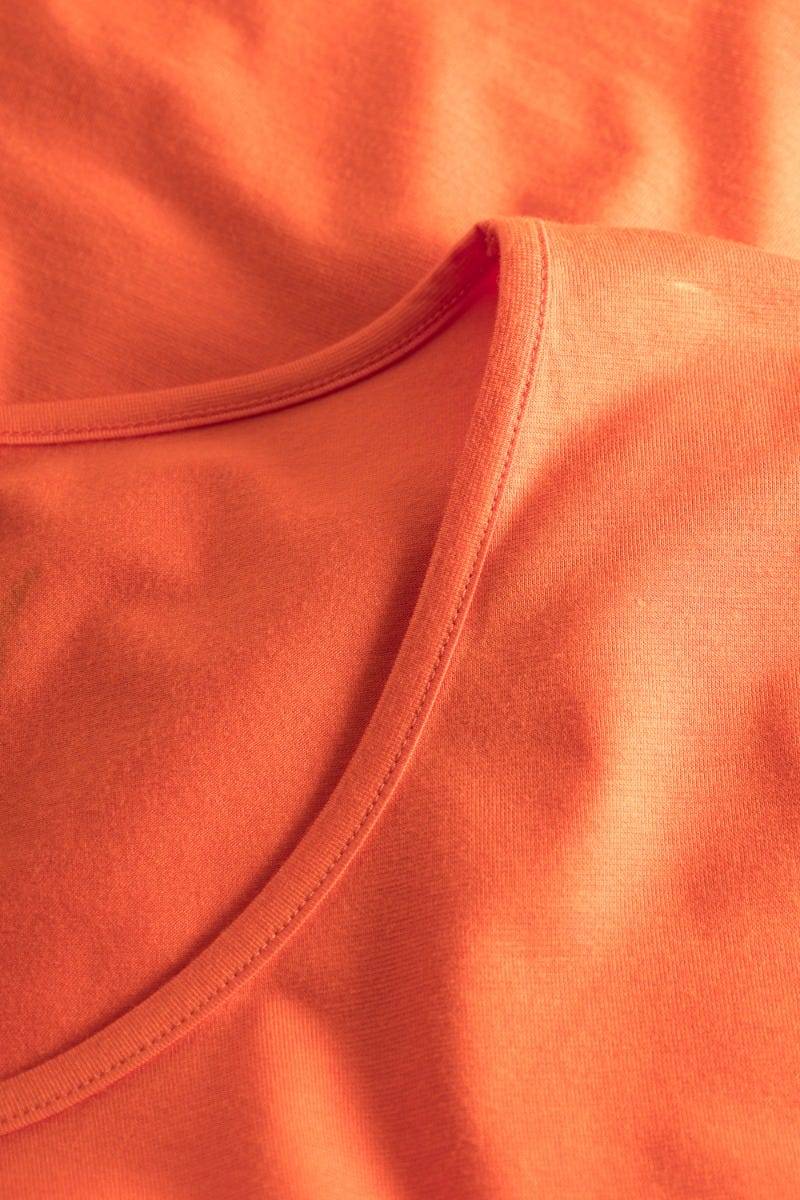 Rösch Y.U Yoga Shirt mit Knoten Orange Sport Mix &amp; Match Baumwolle/ Elasthan Black Friday