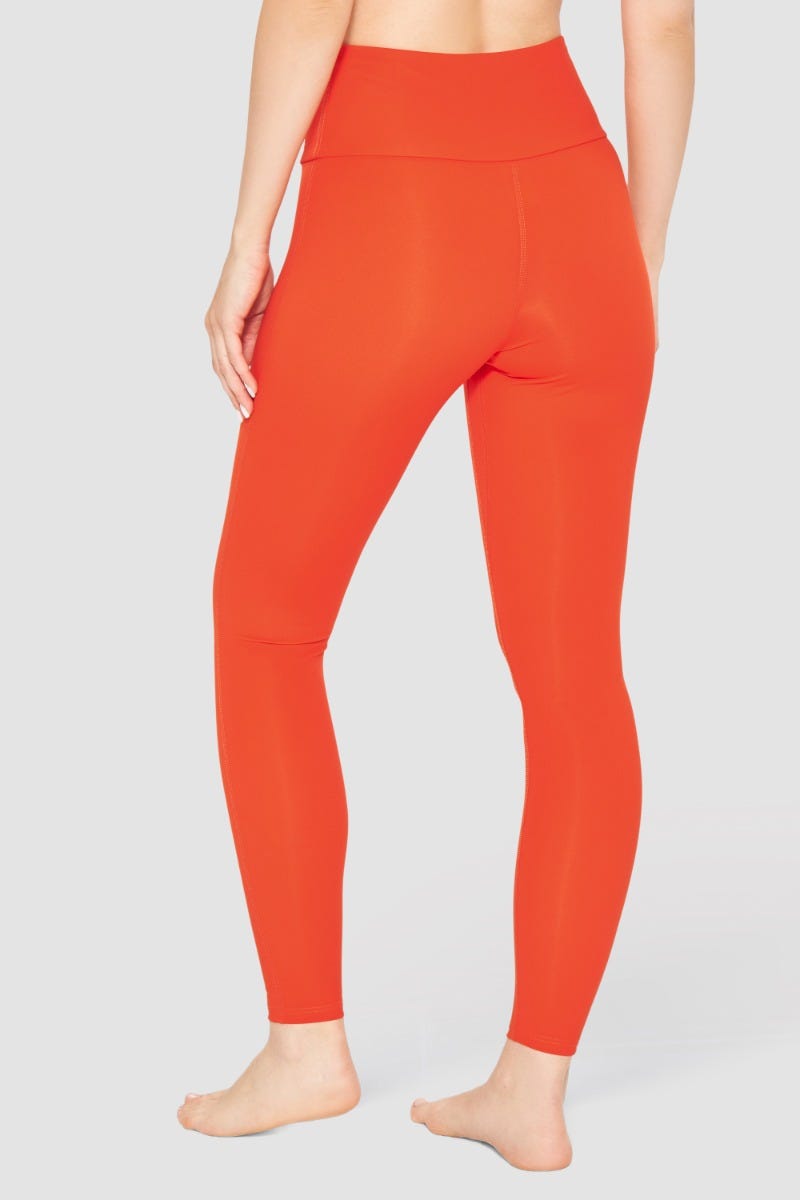 Rösch Y.U Yoga Leggings in Orange Sport Mix &amp; Match recycled Polyamid/Elasthan Weihnachtsangebot