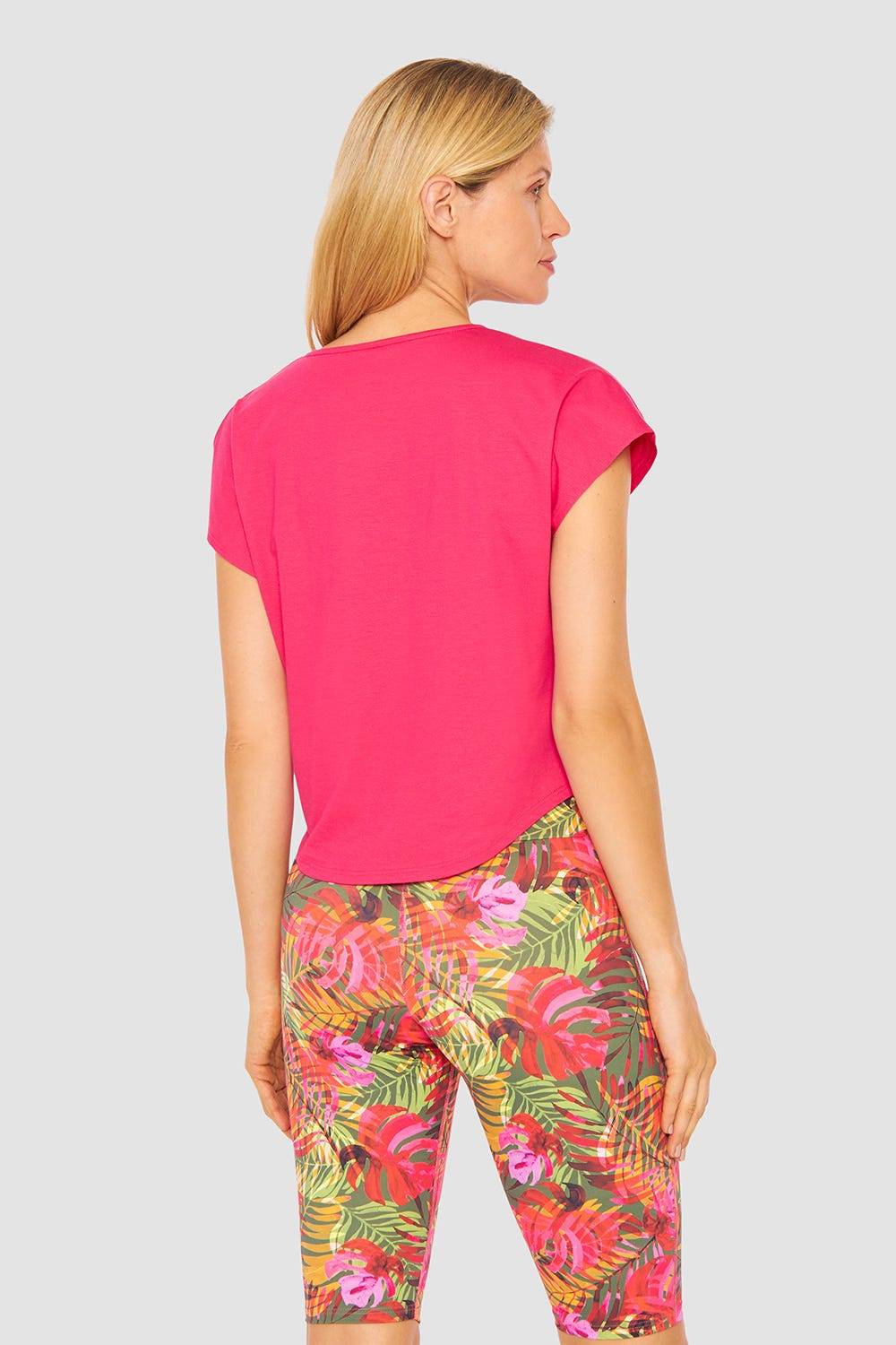 Rösch Y.U Yoga Shirt mit Knoten Loungewear Sport Mix &amp; Match Baumwolle/ Elasthan Valentinstagsangebot