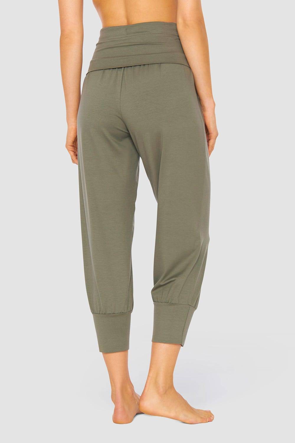 Rösch Y.U Yoga 7/8-Hose im Harem-Stil Loungewear Sport Mix &amp; Match Materialmix Lagerräumung
