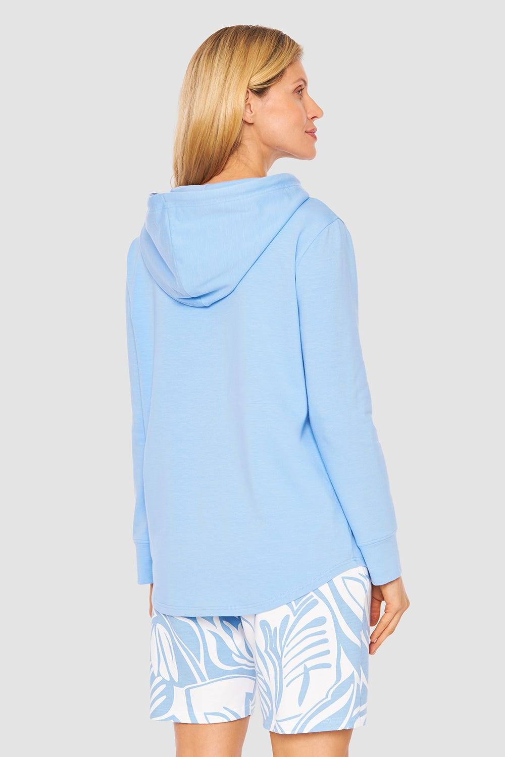 Rösch Jacke mit Kapuze und Reißverschluss Sweat Taschen Baumwolle/Elasthan Sonderangebot der Fabrik