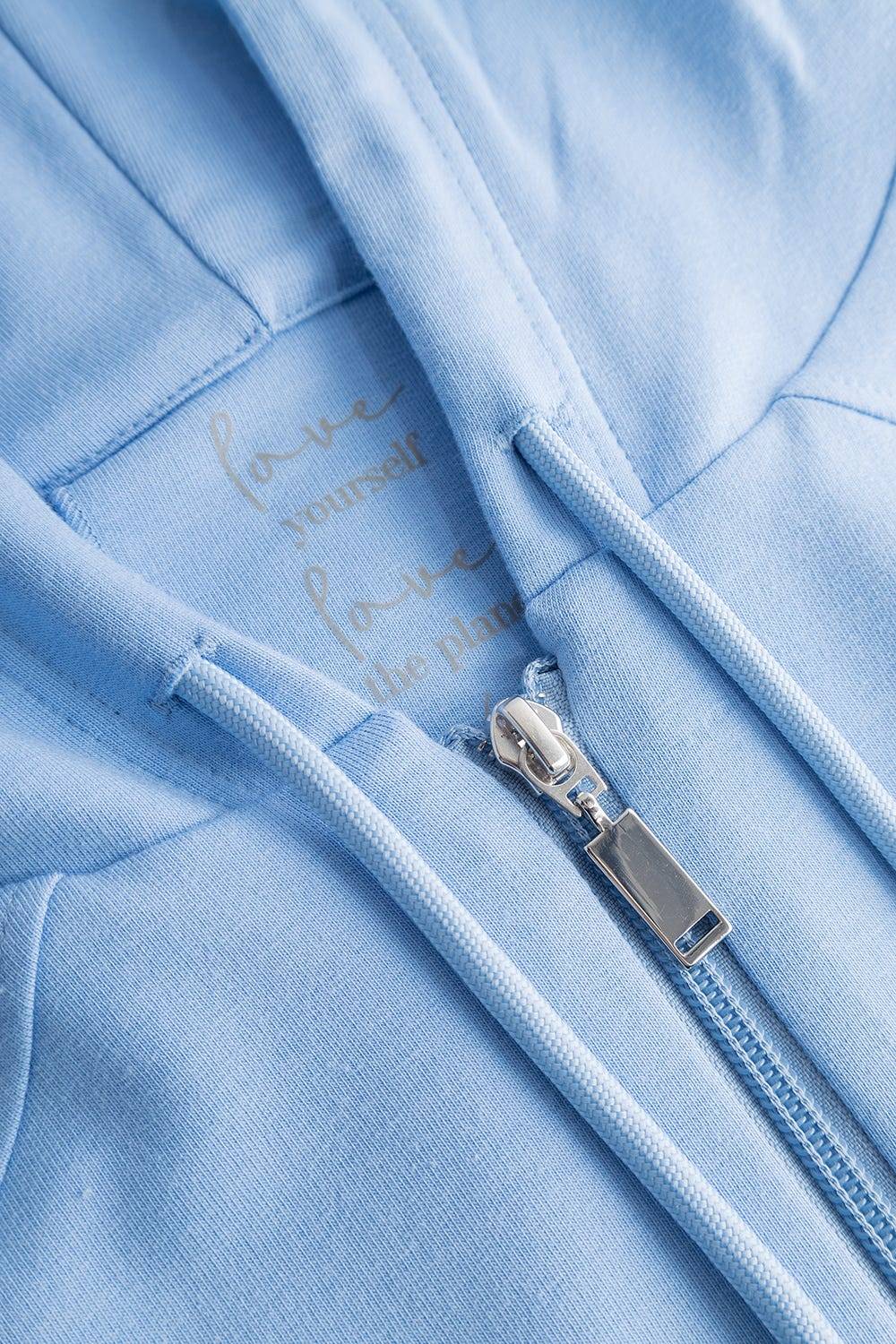 Rösch Jacke mit Kapuze und Reißverschluss Sweat Taschen Baumwolle/Elasthan Sonderangebot der Fabrik