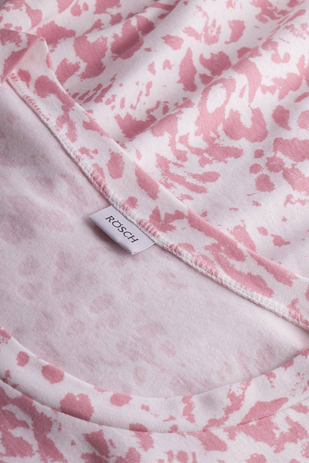 Rösch Pyjama im rosa Druck-Mix angerauht kuschelig 100% Baumwolle Clearance-Verkauf