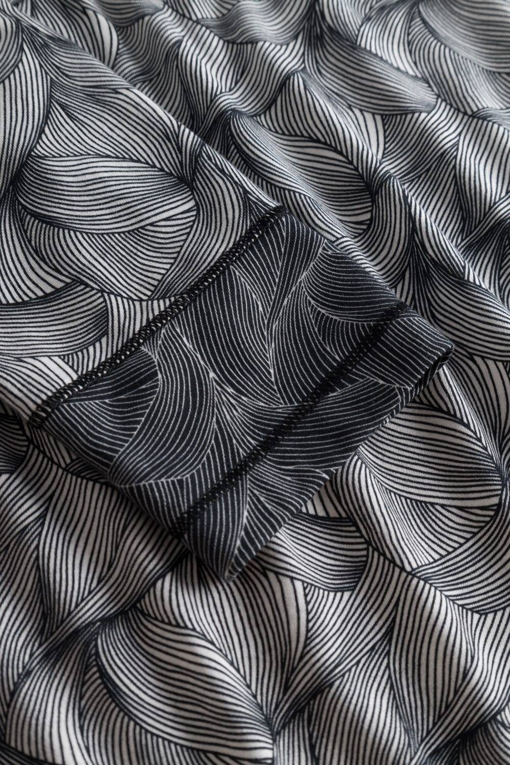 Rösch Nachtkleid im Mustermix A-Linie Baumwolle/Modal Große Größen bis 54 Verkauf