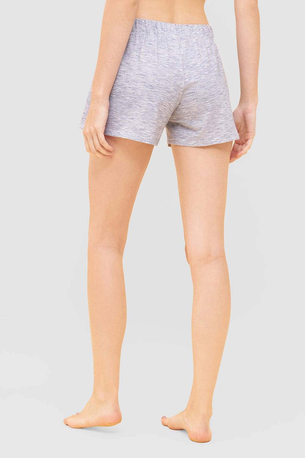 Rösch Shorts in blauer Melange-Optik kurze Hose Mix &amp; Match Bio-Baumwolle/Elasthan Blitzverkäufe