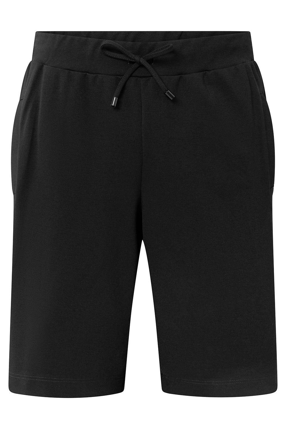 Rösch Herren Loungehose kurz mit Biese Jogginghose Lässig Materialmix Preisnachlass
