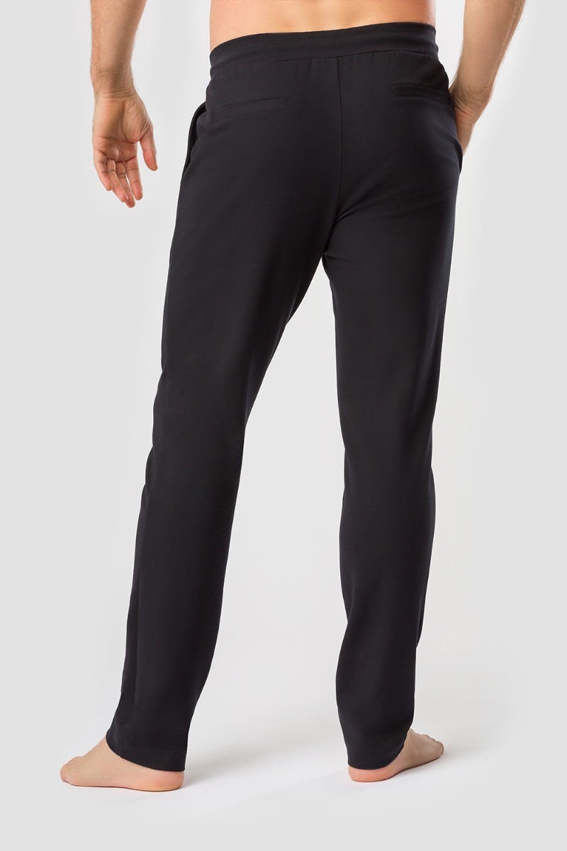 Rösch Herren Loungehose mit Biese Jogginghose Lässig Materialmix Cyber Monday