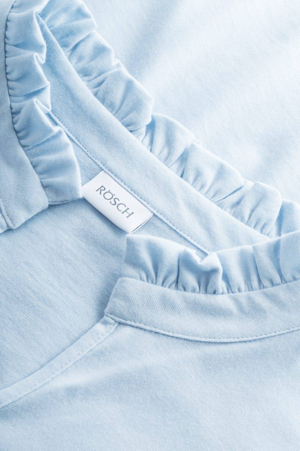 Rösch Pyjama mit Rüschen-Stehkragen Baumwolle/Modal Muttertagsangebot