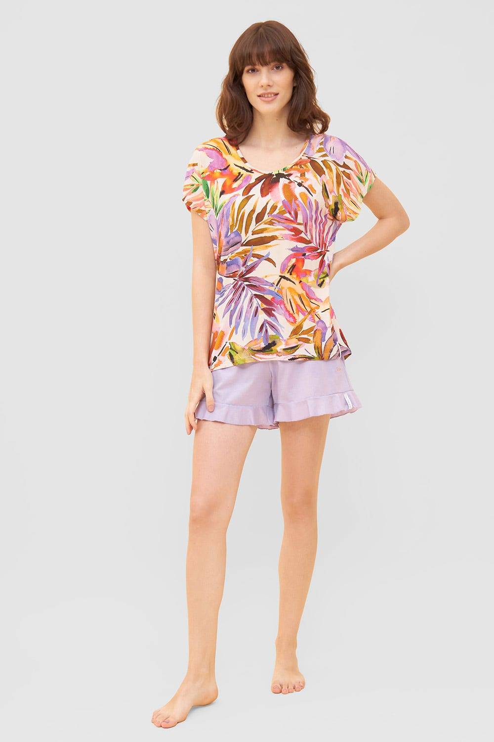 Rösch Shorts mit Volants und Stickerei &quot;summer&quot; Mix &amp; Match Viskose/Elasthan Zeitlich begrenztes Angebot