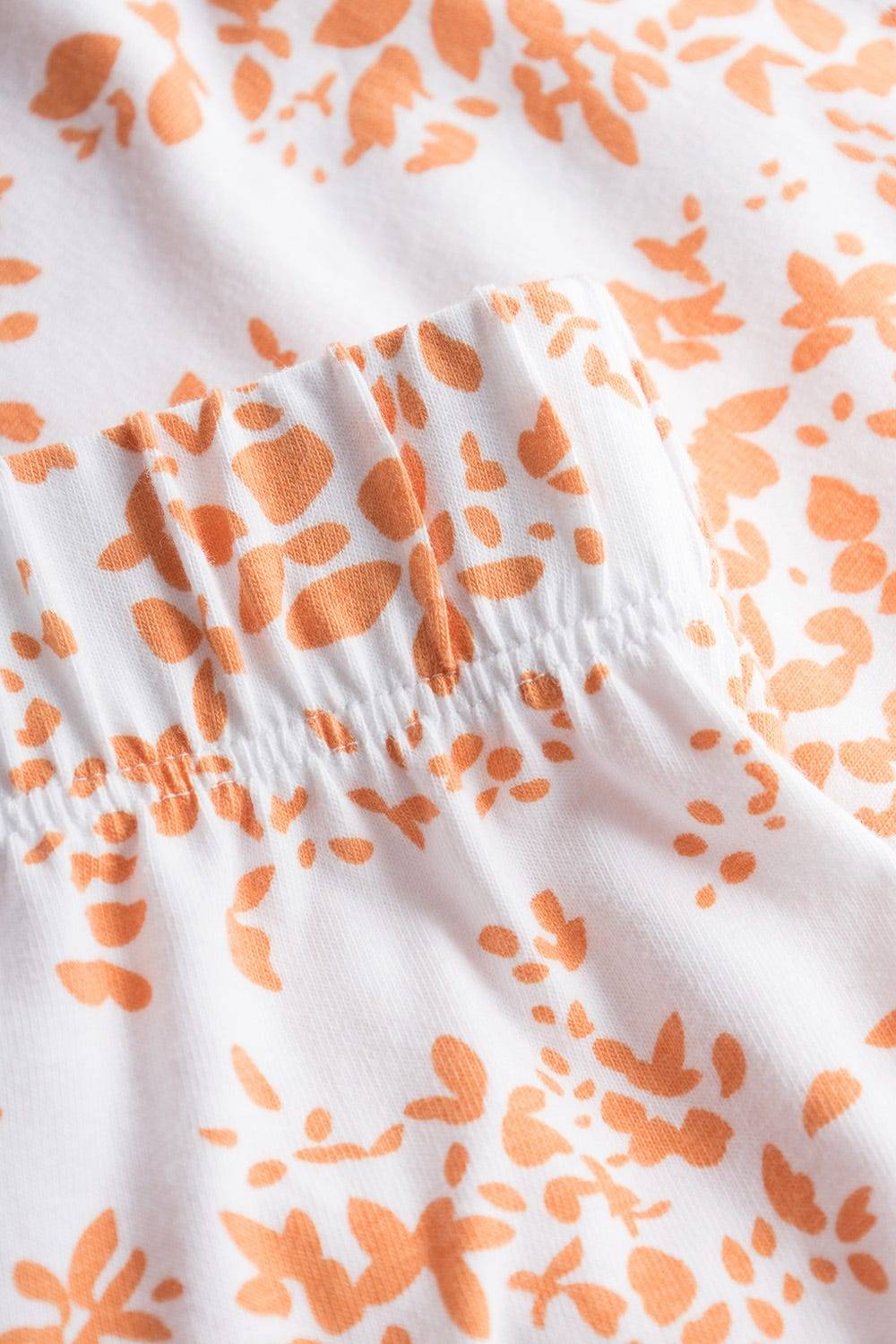 Rösch Shorts im Blümchen-Design Orange Mix &amp; Match Baumwolle/Elasthan Saisonale Angebote