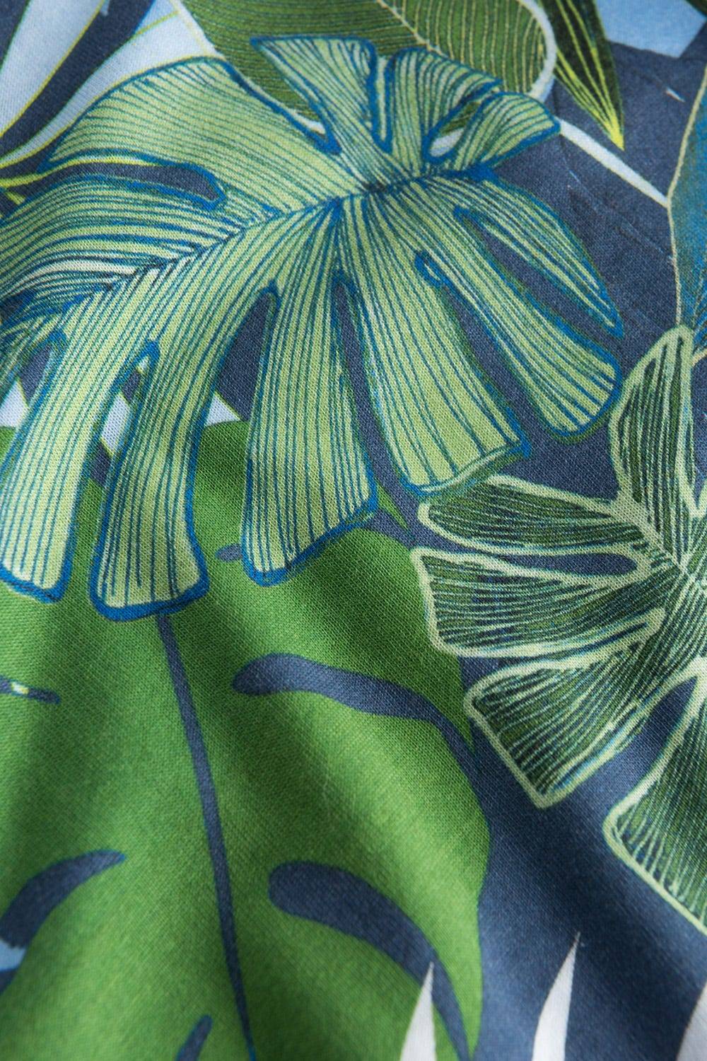 Rösch Nachtkleid im tropischen Palmen-Druck Taschen Baumwolle/Modal JETZT KAUFEN