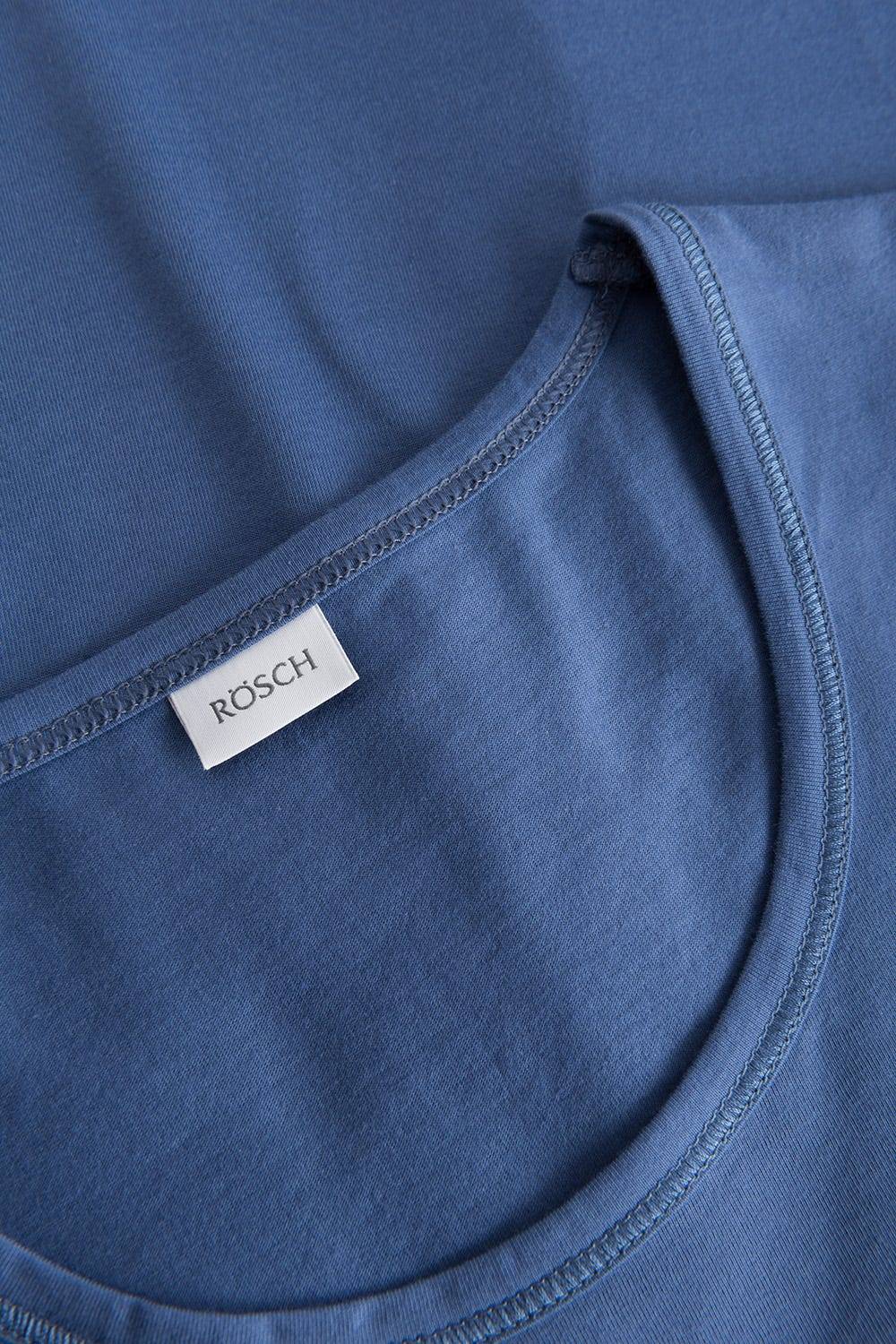 Rösch Pyjama mit verspieltem Hunde-Druck 7/8-Hose Blau Ziernähte 100% Baumwolle Letzte 2 Tage